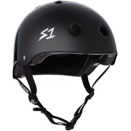 S1 Lifer Helmet for Skateboarding, BMX, and Roller Skating - EPS Fusion Foam, CPSC & ASTM Certified - Black Gloss Small (53.3 cm)