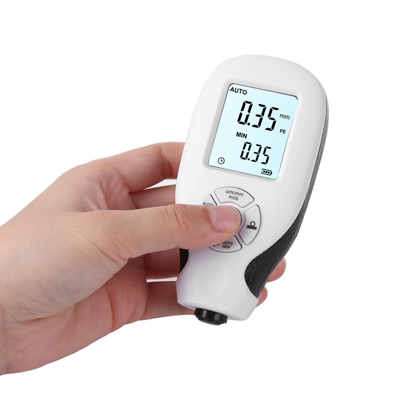 Paint Thickness Tester Car Coating Film Thickness Gauge 0~2000um Digital