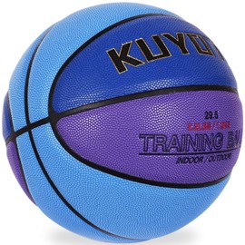 KUYOTQ 2.2lbs 29.5" Weighted Basketball Size 7 Composite Indoor Outdoor Heavy Trainer Basketball for Improving Ball Handling Dribbling Passing and Rebounding Skill (Deflated)