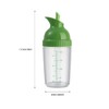 Salad Dressing Shaker Container, Homemade Salad Dressing Bottle Mixer Measure,Dripless