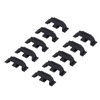 10pcs Headlight Trim Ring Clips 51132752145 Plastic Front Headlight Bezel