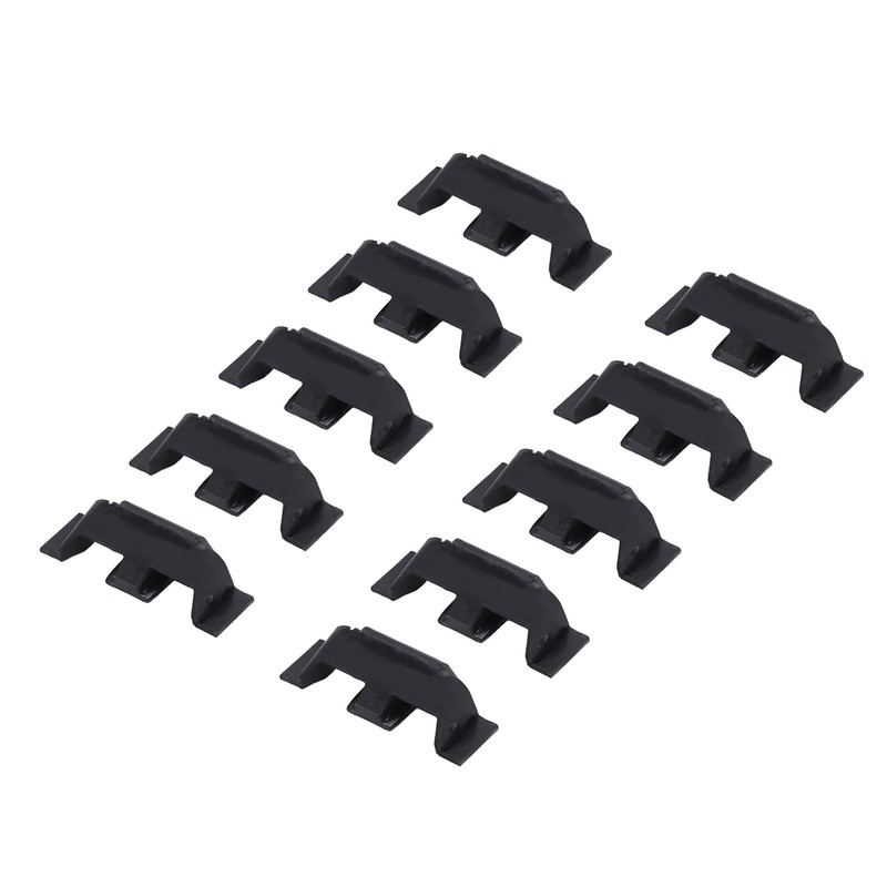 10pcs Headlight Trim Ring Clips 51132752145 Plastic Front Headlight Bezel