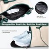 Large Capacity Pickleball Bag with Shoe Compartment & Paddle Holder