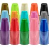 DecorRack 20 Party Cups 12 oz Disposable Plastic Cups for