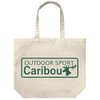Cospa Yurucamp Caribou Large Tote NATURAL Approx. H 15.7 x