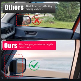 Zekzoop Visor Rain Guards Compatible with 2024 2025 2026 Toyota Land Cruiser Prado J250 LC250 Front and Rear in-Channel Window Visors Wind Deflectors Weather Shield for Prado 4PCS Accessories