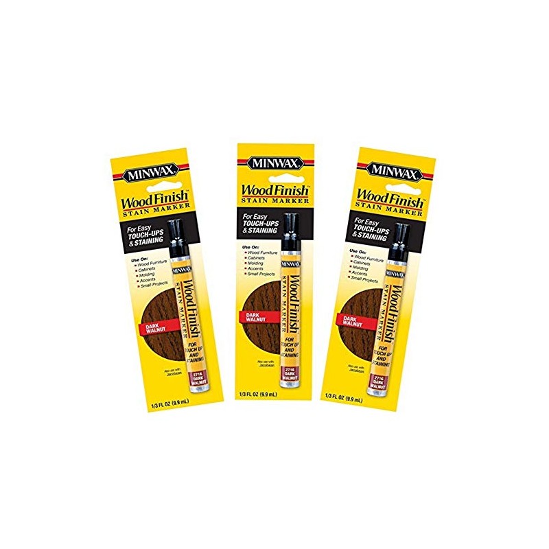 Minwax 63487 Wood Finish Dark Walnut Stain Marker Interior Wood