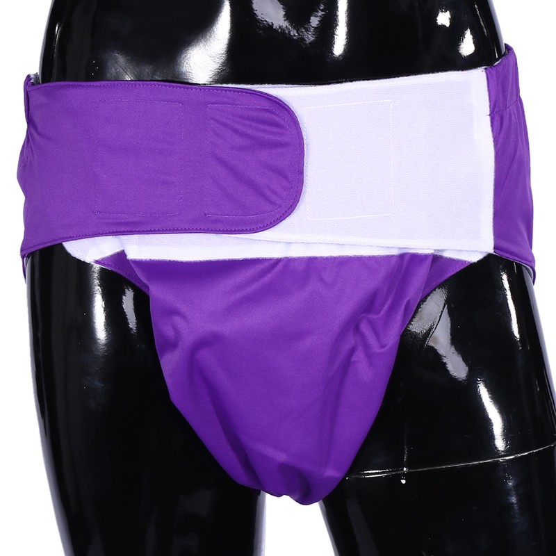 Ultra Absorbent Breathable Adult Cloth Diaper Washable Incontinence Nappy Pants(Dark