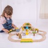 Bigjigs Rail Safari Train Set - 38 Play Pieces