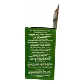 La fuerza de la salud Limpia Organos 100 Tabletas 500 Mg C/u