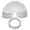 White Knight / Crosslee Tumble Dryer Vent Hose Condenser Adaptor