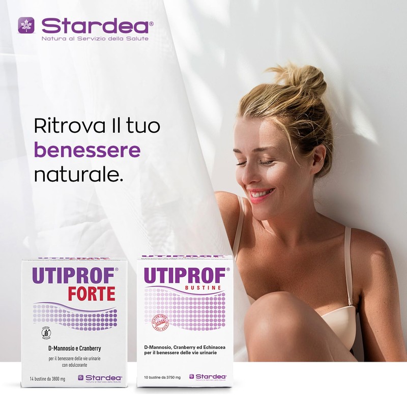 Stardea Utiprof Forte, 14 Bustine, Cistite, D-mannosio Cranberry Propoli Erica