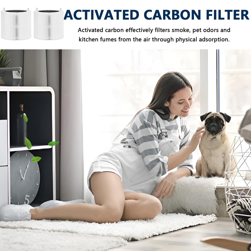 JISIZKY Replacement Air Filter 211i Max Compatible With Blueair Blue