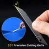 NEWISHTOOL 9mm Stainless Steel Blade, 30 Degree Snap Off Blades,