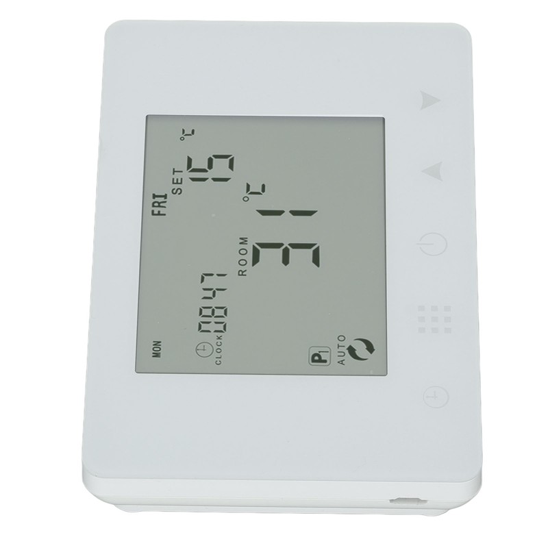 Wireless RF Temperature Controller Programmable LCD Backlit Display Smart Electric