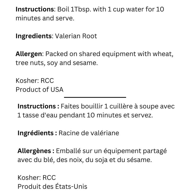 Sadaf Valerian Roots - Valerian Root Loose (Valerian officinalis) -