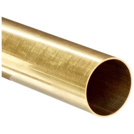 K&S 1146 Round Brass Tubes, 5/32" OD x 0.014" Wall x 36" Long, 5 Tubes, Made in USA
