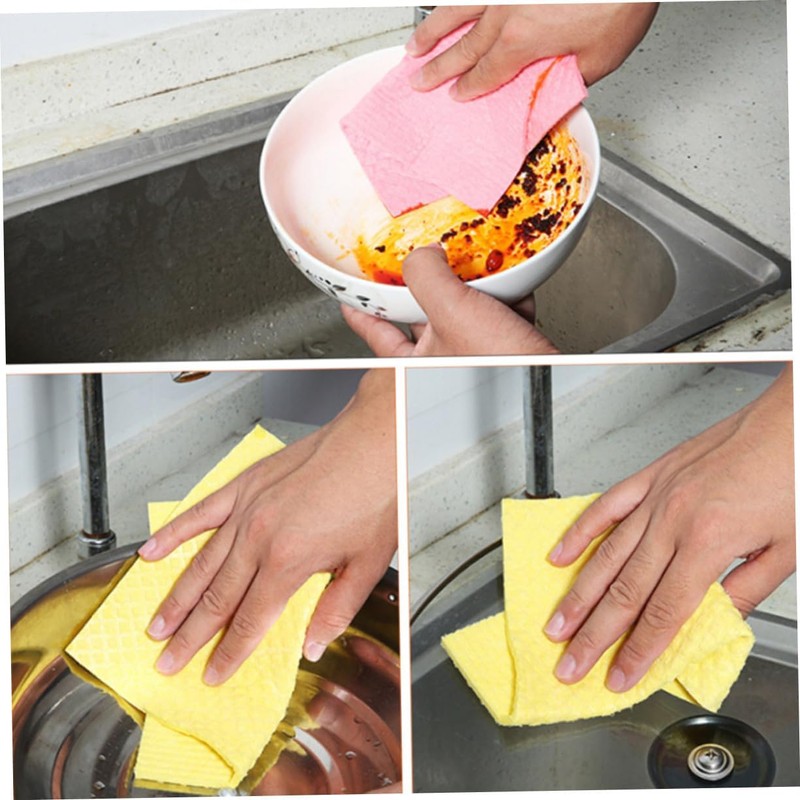MAGICLULU Sponge Dish Scrub Sponge for Sink Cleaning Quick Dry
