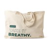 Evapolar evaBAG Cotton Tote Bag, Reusable Grocery Shopping Bag, Handy Bag, Ivory