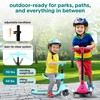 SereneLife 3 Wheel Scooter for Toddlers & Kids, Foldable Seat,