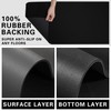 Floor Protection Mat for Electric Scooter Black 51" x 16"