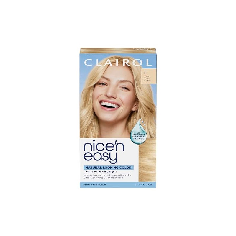 Clairol Nice 'n Easy Hair Color, [11] Ultra Light Blonde