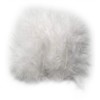 Feathers, size 5-12 cm, white, 15pcs