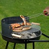 HINMAY 12" 16" Extra Long Stainless Steel Kitchen Tongs Set,