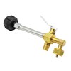 Flame King Propane Refill Fitting Adapter Valve for 1LB Camping