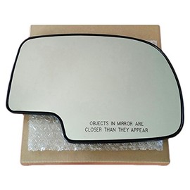 Mirror Glass with Backing Plate (Non Heated) | 99 - 06 Chevy Silverado and GMC Sierra / 00 - 06 Tahoe and Suburban Passenger Right Side Replacement - FITS POWER NON HEATED MIRROR ONLY