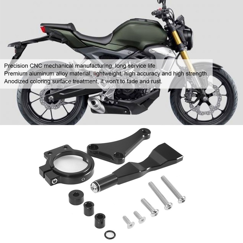 Aluminum Alloy Steering Damper Stabilizer Mounting Bracket Fits for Honda