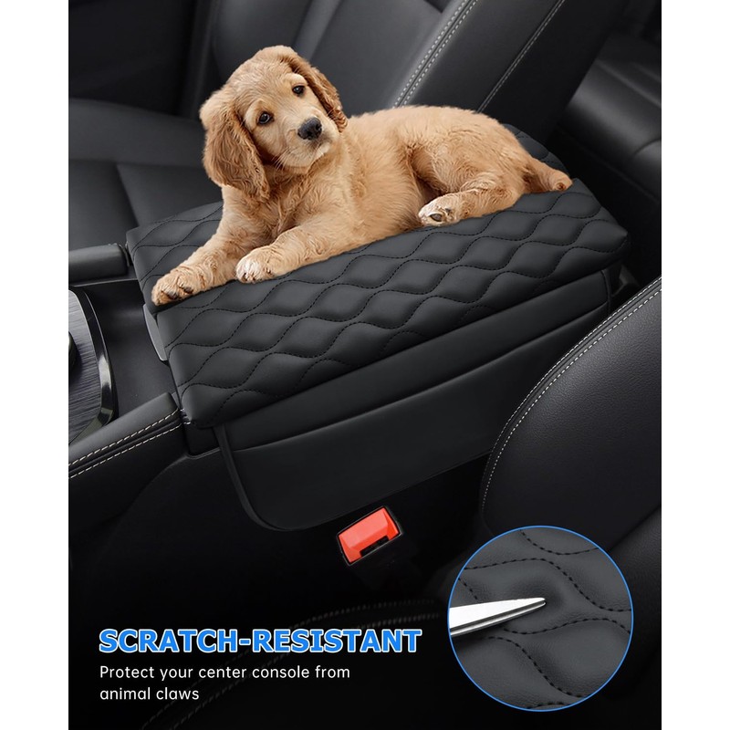 INTGET Car Center Console Armrest Cover for Nissan Rogue Accessories