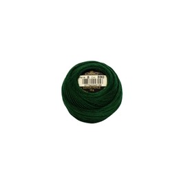 DMC CORPORATION DMC Pearl Cotton Ball Size 5 53yd-Ultra Dark Pistachio Green Embroidery Accessory