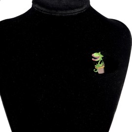 Littleshop Horror Brooch Seymour Plant Musical Theatre Gift Horror Movie Seymour Pin (horrors plant brooch ca)