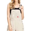 Revolt Women's Juniors Classic Twill Short Overalls (Fly Khaki, Large)