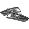 ECOTRIC 2 Pcs Clear Lens Front Bumper Side Marker Lights