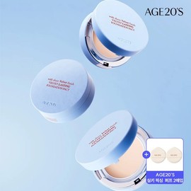 AGE20'S Velvet Lasting Foundation Pact (Main Product 1 + Refill 1) (SPF50+ PA++++) - No. 23N / AGE20'S [에이지투웨니스] AGE20S 벨벳 래스팅 파운데이션 팩트(본품1+리필1)(SPF50+ PA++++) - 23N호