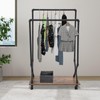 DreamRcoach Heavy Duty Clothes Rack, Floorstanding Metal Garment Rack with