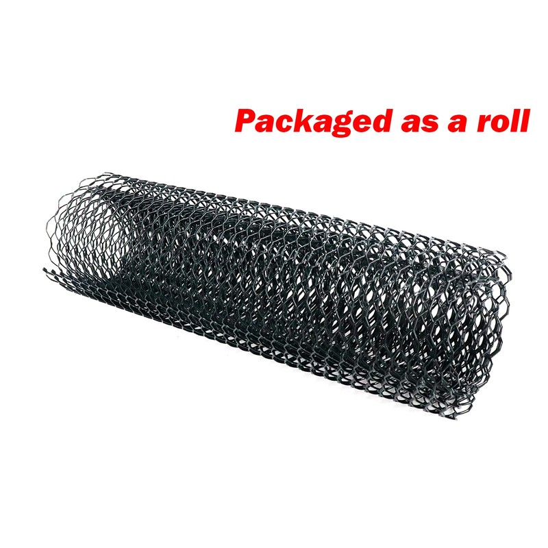Modengzhe 40 x 13 inch Car Grill Mesh Sheet, Black