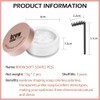 Soap Brows Kit,2Pcs/Set Eyebrow Freeze Styling Wax,Gel Para Cejas Transparente