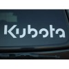 KUBOTA 24” WHITE LOGO DECAL STICKER Truck Window - Tractor
