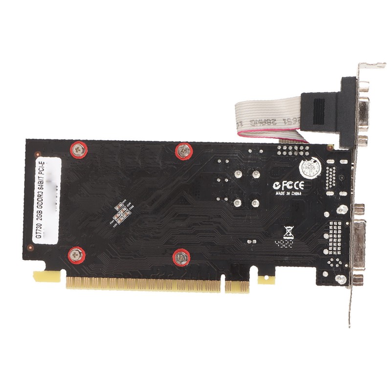 GT730 2GB GDDR3 64bit Graphics Card Support DVI I VGA