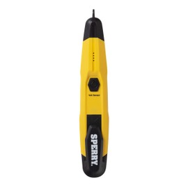 Sperry Instruments VD6508 Detector with Flashlight,cETLus Listed Lifetime, Warranty, 1, 5 Clams/Master Non-Contact Voltage Tester, Yellow