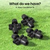 MIXC 4 Packs 1/2''to 1/4''Barbed Tee Quick Connector,Drip Irrigation Fittings