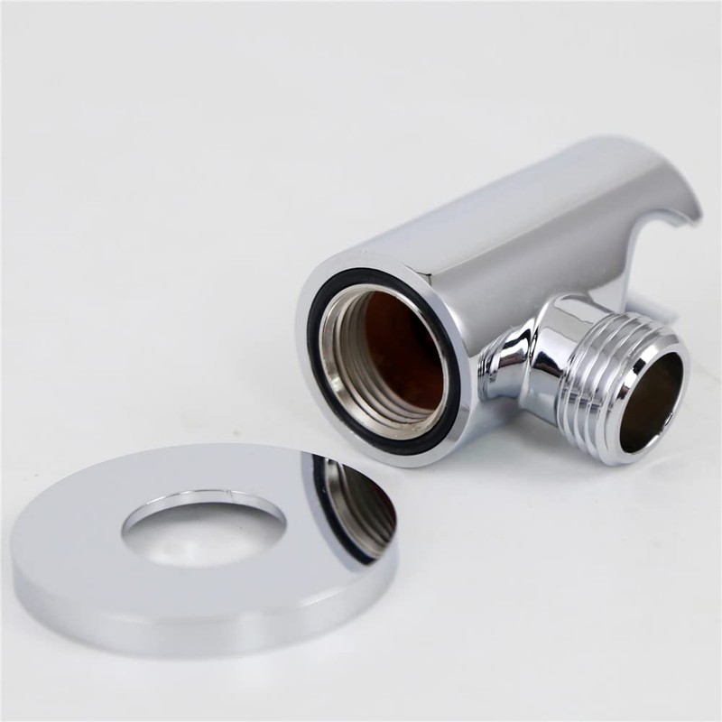 Hand Held Shower Head Holder Hose Connector Shower Wand Holder