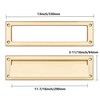 ZAUYX 1 Pack 13inch Polished Brass, Solid Brass Heavy Duty