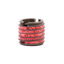 E-Z Lok Externally Threaded Insert, C12L14 Carbon Steel, Meets AISI 12L14, 1/2"-20 Internal Threads, 3/4"-10 External Threads, 0.656" Length, Made in US (Pack of 5)