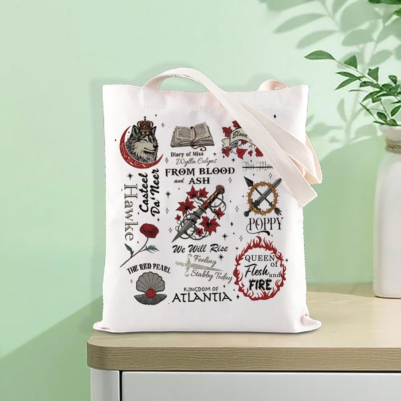 From Blood And Ash Merch FBAA Book Lover Tote Bag