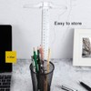 T Ruler Double Sided Plastic T-Square Metric Ruler, Transparent T
