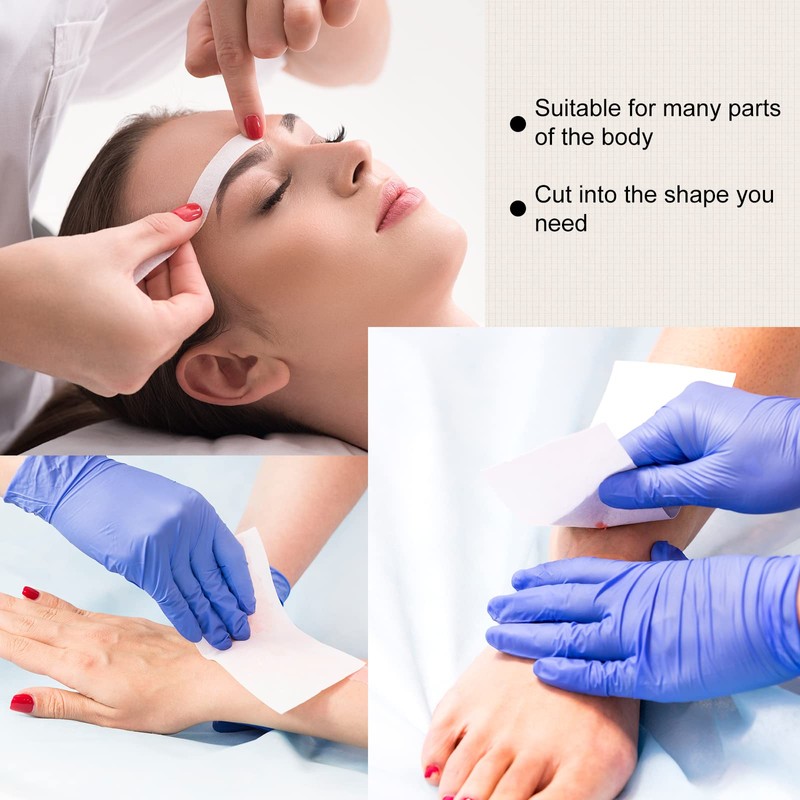500 Pack Non Woven Wax Strips for Body and Facial